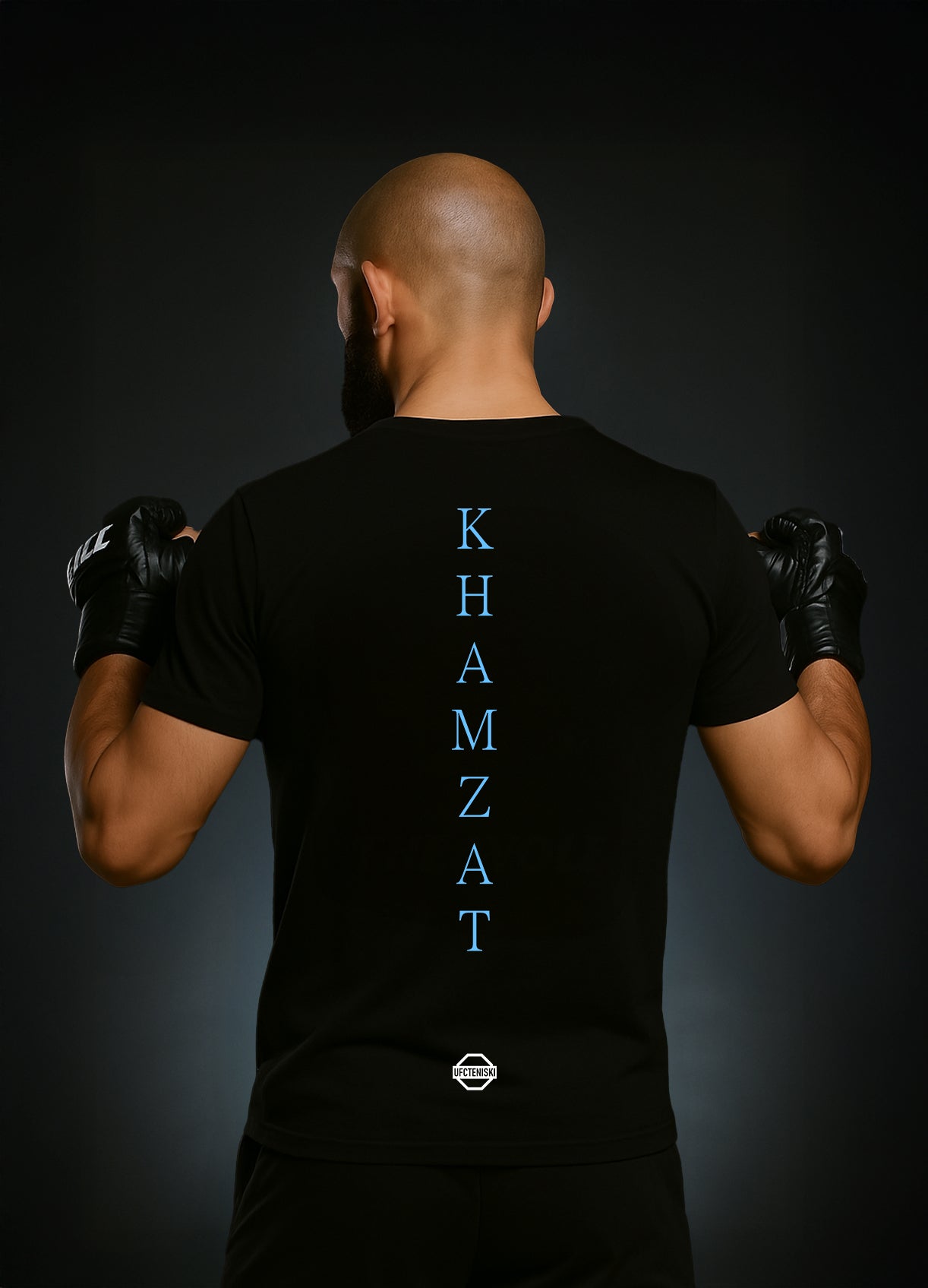 Khamzat „THE WOLF“ Chimaev T-shirt Blue / Хамзат „ВЪЛКЪТ“ Чимаев Тениска Син