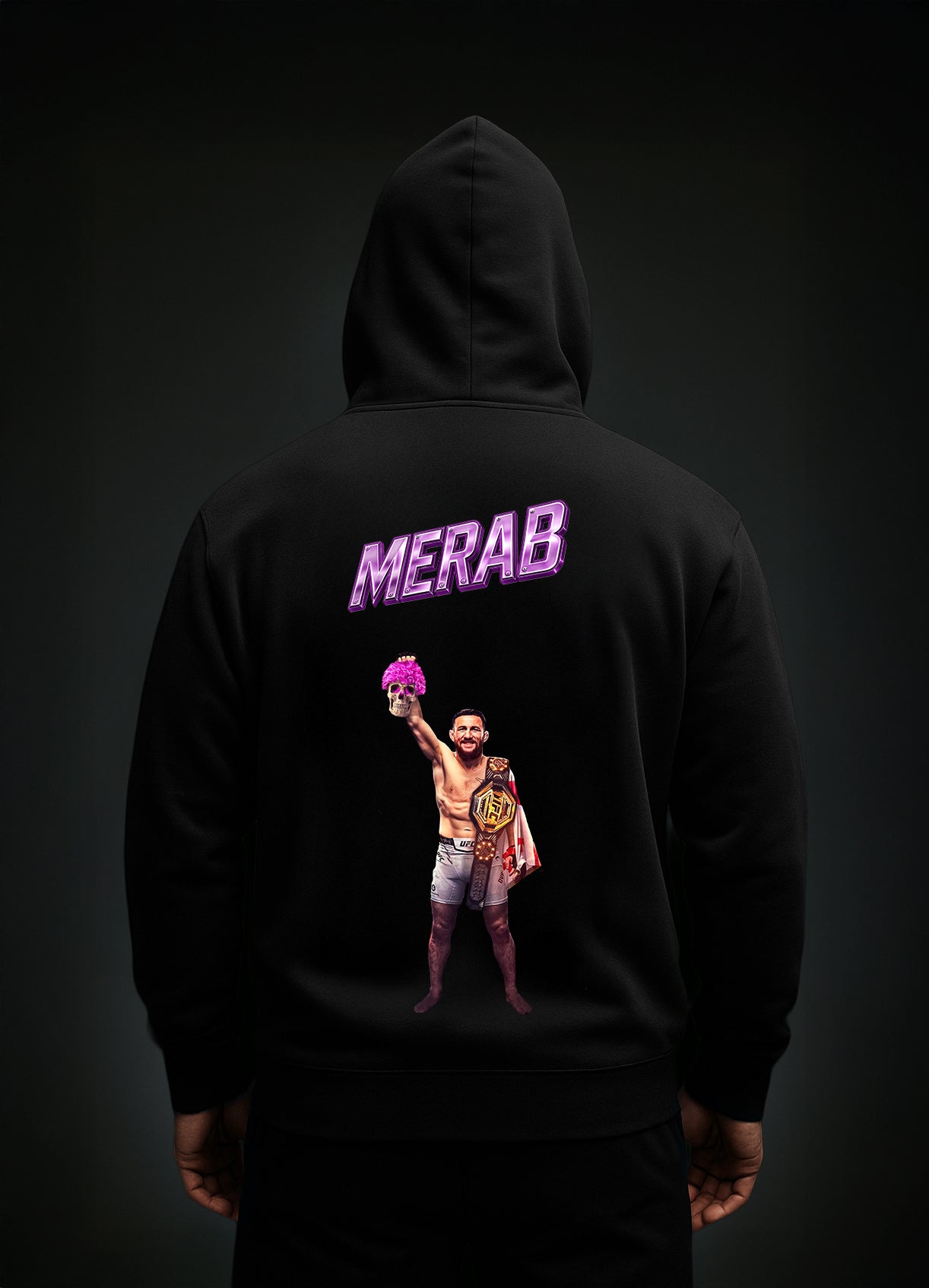 Merab Dvalishvili „THE MACHINE“ Hoodie / Мераб Двалишвили – „МАШИНАТА“ Суичер