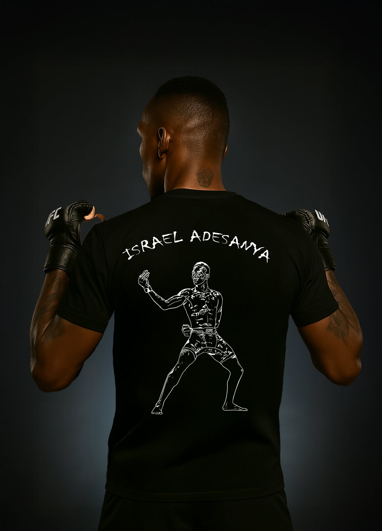 Israel „THE LAST STYLE BENDER“ Adesanya T-shirt Black / Израел „ПОСЛЕДНИЯТ ПОВЕЛИТЕЛ НА СТИЛОВЕТЕ “ Адесаня Тениска Черна