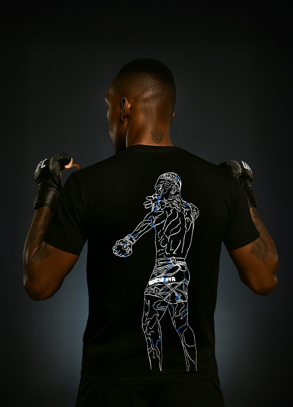 Israel Adesanya „THE LAST ARROW BENDER T-shirt / Израел Адесаня „ПОСЛЕДНИЯТ ПОВЕЛИТЕЛ НА СТРЕЛАТА “ Тениска