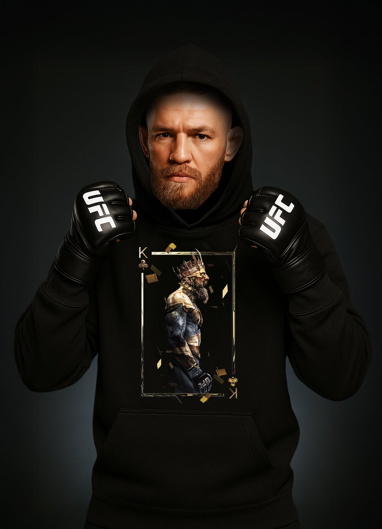 CONOR MCGREGOR „The Notorious King" Hoodie / КОНЪР МАКГРЕГЪР „Известният крал" Суичер