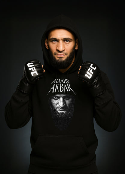 Khamzat Chimaev Hoodie „ALLAHU AKBAR“ / Хамзат Чимаев Суитчер „АЛАХ АКБАР“