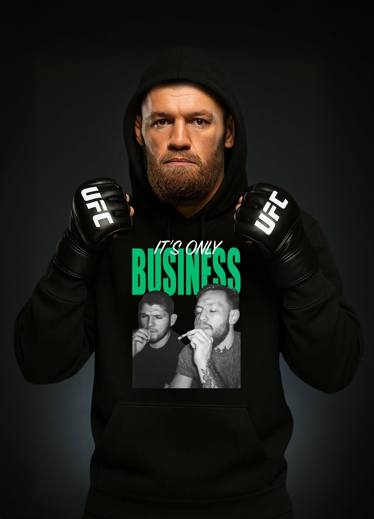 Conor and Khabib Hoodie „IT’S ONLY BUSINESS“ / Koнър и Хабиб Суитчер „ПРОСТО БИЗНЕС“