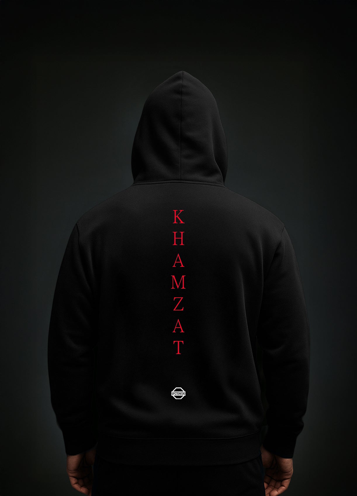 Khamzat „THE WOLF“ Chimaev Hoodie Red / Хамзат „ВЪЛКЪТ“ Чимаев Суитчер Червен