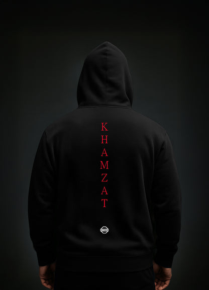 Khamzat „THE WOLF“ Chimaev Hoodie Red / Хамзат „ВЪЛКЪТ“ Чимаев Суитчер Червен