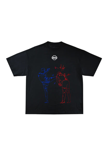 Jon „HIGH KICK“ Jones T-shirt /Black/Джон Джонс Висок Крак Тениска