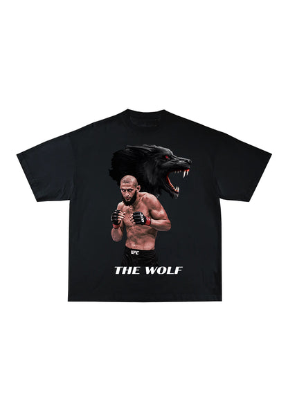 Khamzat „THE WOLF“ Chimaev T-shirt Red / Хамзат „ВЪЛКЪТ“ Чимаев Тениска Червен