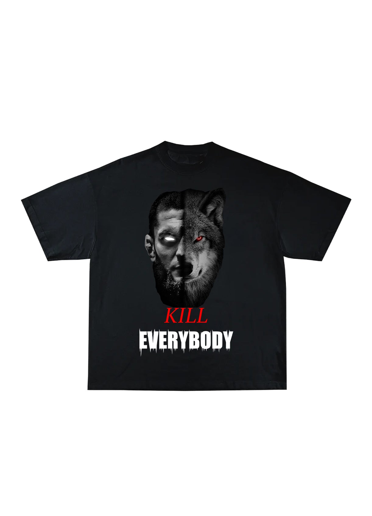 Khamzat „KILL EVERYBODY“ Chimaev T-shirt / Хамзат „УБИЙ ВСИЧКИ“ Чимаев Тениска