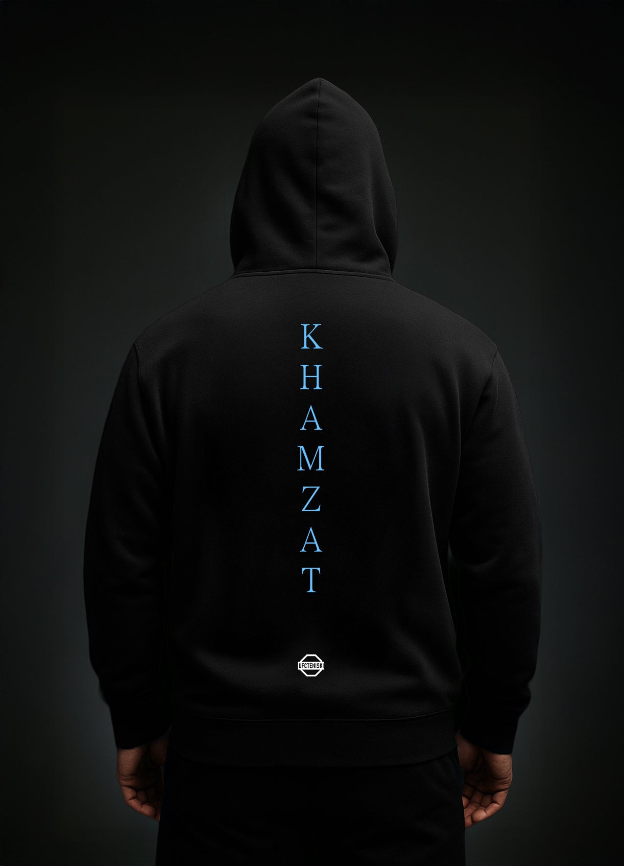 Khamzat „THE WOLF“ Chimaev Hoodie Blue / Хамзат „ВЪЛКЪТ“ Чимаев Суичер Син