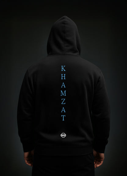 Khamzat „THE WOLF“ Chimaev Hoodie Blue / Хамзат „ВЪЛКЪТ“ Чимаев Суичер Син
