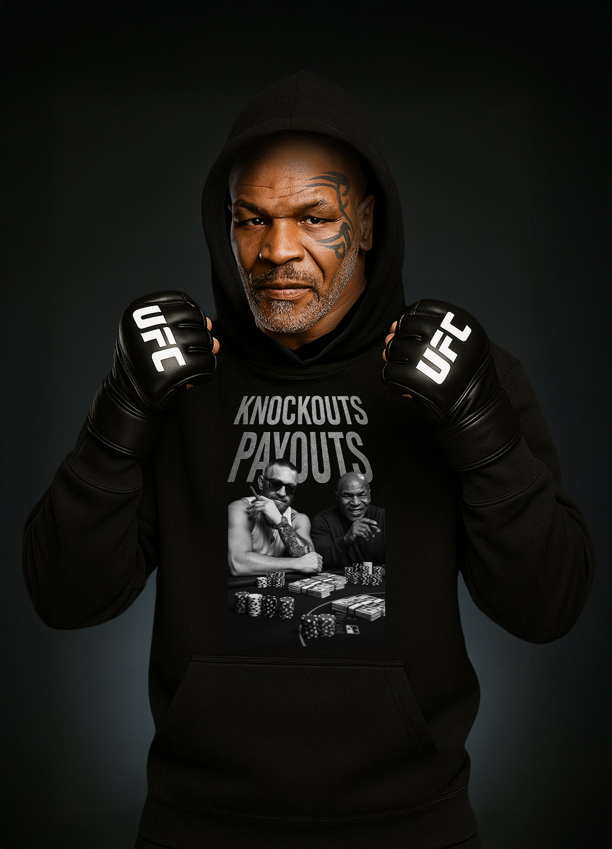 Conor and Mike Hoodie „KNOCKOUTS AND PAYOUTS“ / Конър и Майк Суичер „НОКАУТИ И ПАРИ“