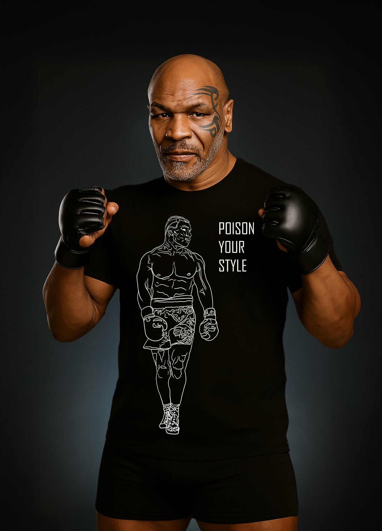 Mike Tyson T-shirt “THE IRON“ Black / Майк Тайсън Тениска „ЖЕЛЕЗНИЯТ“ Черна