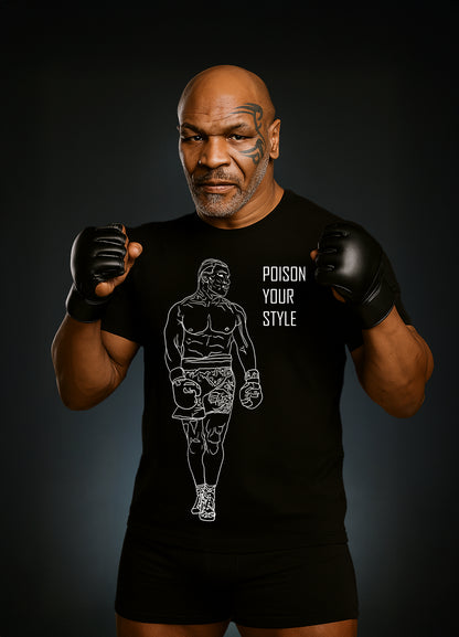 Mike Tyson T-shirt “THE IRON“ Black / Майк Тайсън Тениска „ЖЕЛЕЗНИЯТ“ Черна