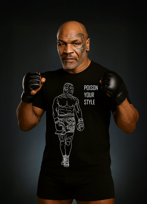 Mike Tyson T-shirt “THE IRON“ Black / Майк Тайсън Тениска „ЖЕЛЕЗНИЯТ“ Черна