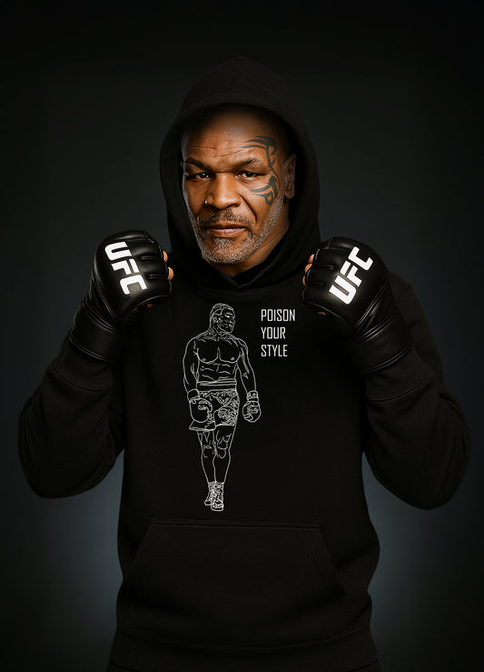 Mike Tyson HOODIE “THE IRON“ Black / Майк Тайсън Суичер „ЖЕЛЕЗНИЯТ“