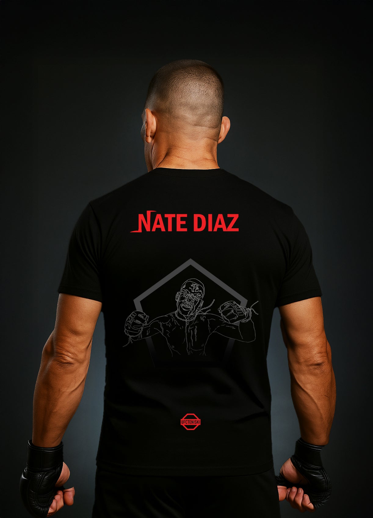 Nate Diaz „BLOODY“ T-shirt / Нейт Диаз „КЪРВАВИЯ“ Тениска