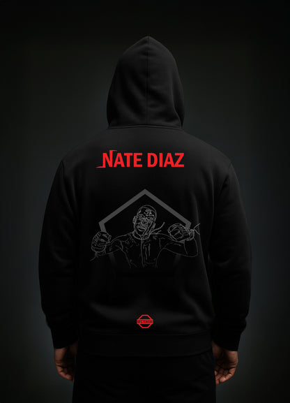 Nate Diaz „BLOODY“ Hoodie / Нейт Диаз „КЪРВАВИЯ“ Суичер