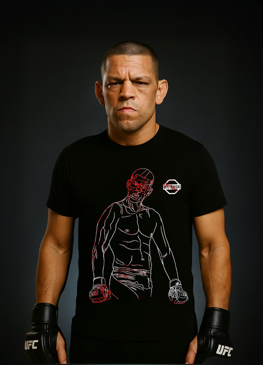 Nate Diaz „BLOODY“ T-shirt / Нейт Диаз „КЪРВАВИЯ“ Тениска