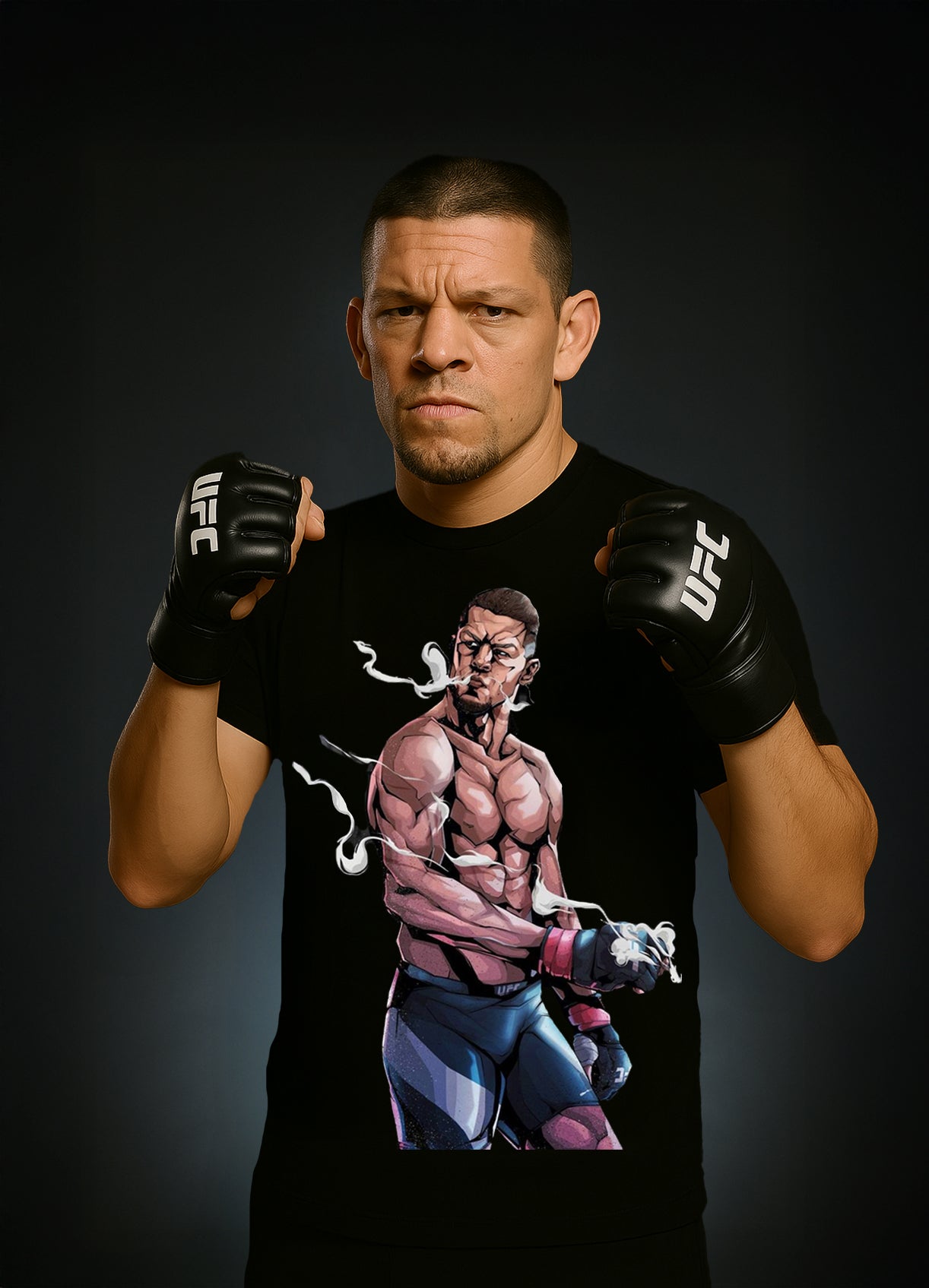 Nate „SMOKIN“ Diaz T-shirt / Нейт „ПУШАЧА“ Диаз Тениска