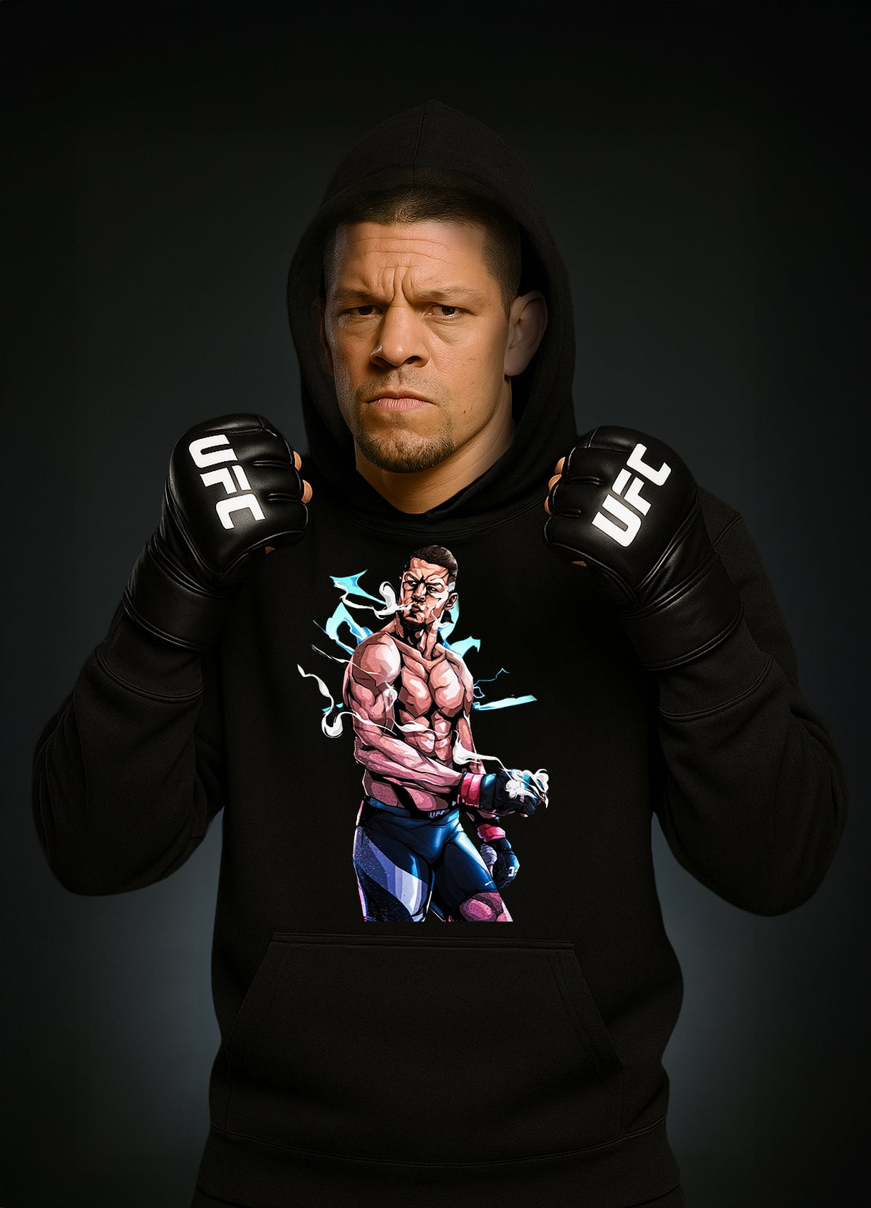 Nate „SMOKIN“ Diaz Hoodie / Нейт „ПУШАЧА“ Диаз Суичер