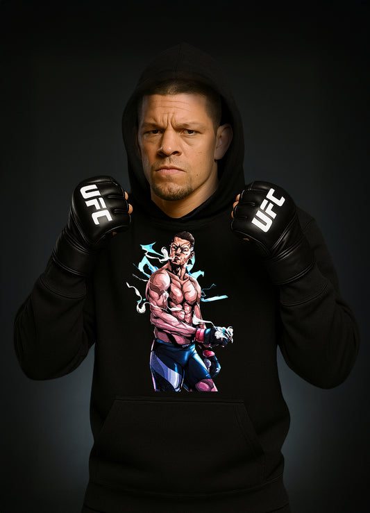 Nate „SMOKIN“ Diaz Hoodie / Нейт „ПУШАЧА“ Диаз Суичер