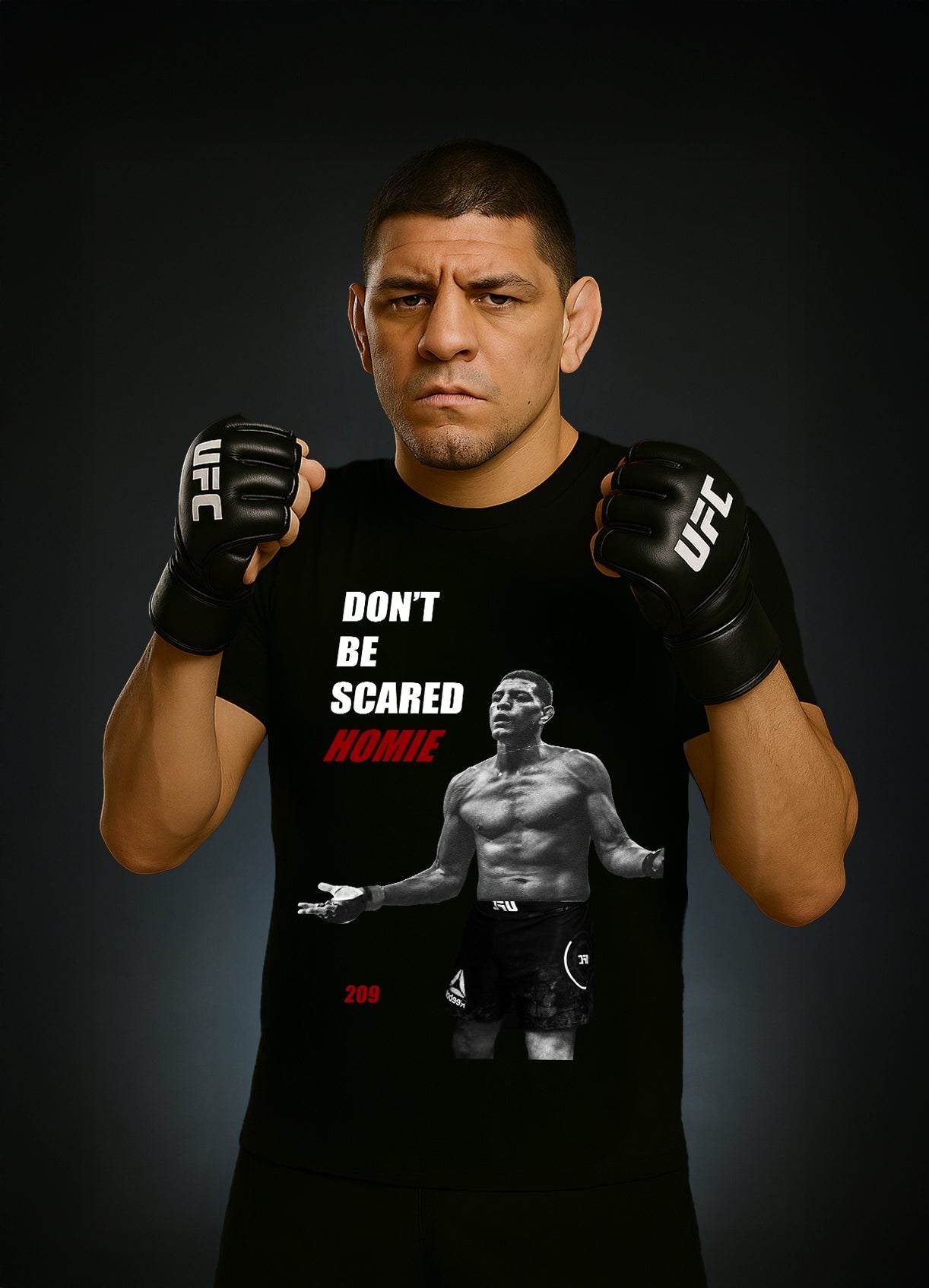 Nick Diaz T-shirt / Ник Диаз Тениска