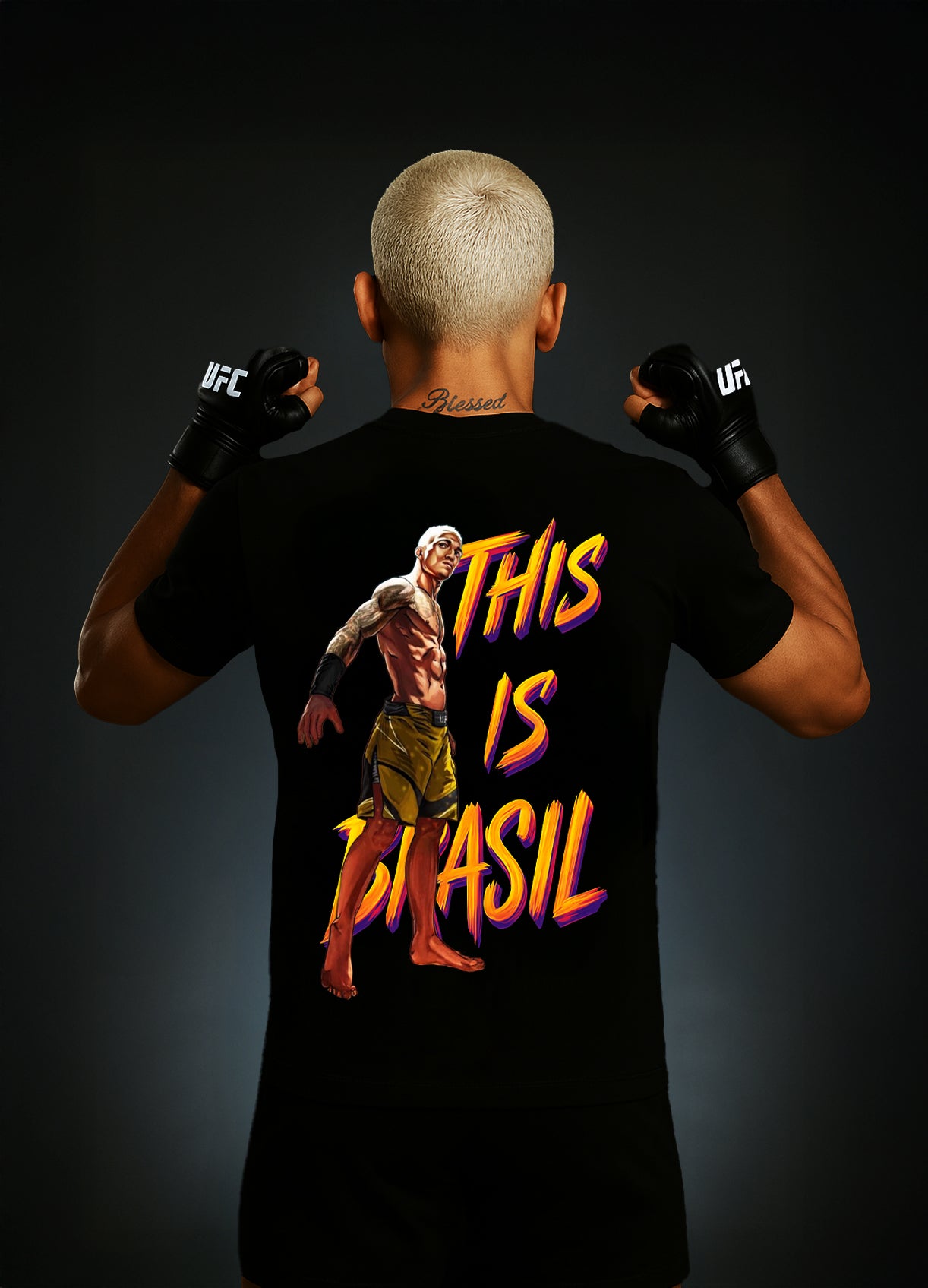 Charles Oliveira „THIS IS BRASIL“ T-shirt / Чарлз Оливейра „ТОВА Е БРАЗИЛИЯ“ Тениска
